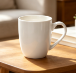 Large Ceramic Coffee Mug With Handle, Ideal For Office Use Or Gifting - Image 2