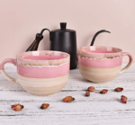 Large Ceramic Coffee Mug Set, Suitable For Office And Home
