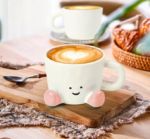 Cute Ceramic Coffee Mug, Ideal Office Gift For Women