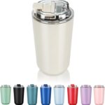 Leak-Proof Vacuum-Insulated Stainless Steel Travel Tumbler With Lid