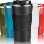 Reusable Insulated Stainless Steel Travel Tumbler With Leak-Proof Lid