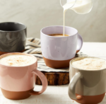 Morandi-Colored Ceramic Mug Set, Large Capacity And Versatile