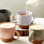 Morandi-Colored Ceramic Mug Set, Large Capacity And Versatile
