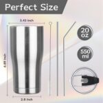 Double-Walled Vacuum-Insulated Stainless Steel Travel Tumbler With Lid And Straw - Image 2