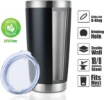 Powder-Coated Insulated Stainless Steel Tumbler With Lid - Image 2