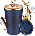 Vacuum-Insulated Stainless Steel Travel Tumbler With Leak-Proof Lid