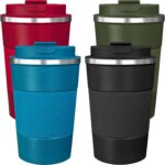 Reusable Insulated Stainless Steel Mug With Lid
